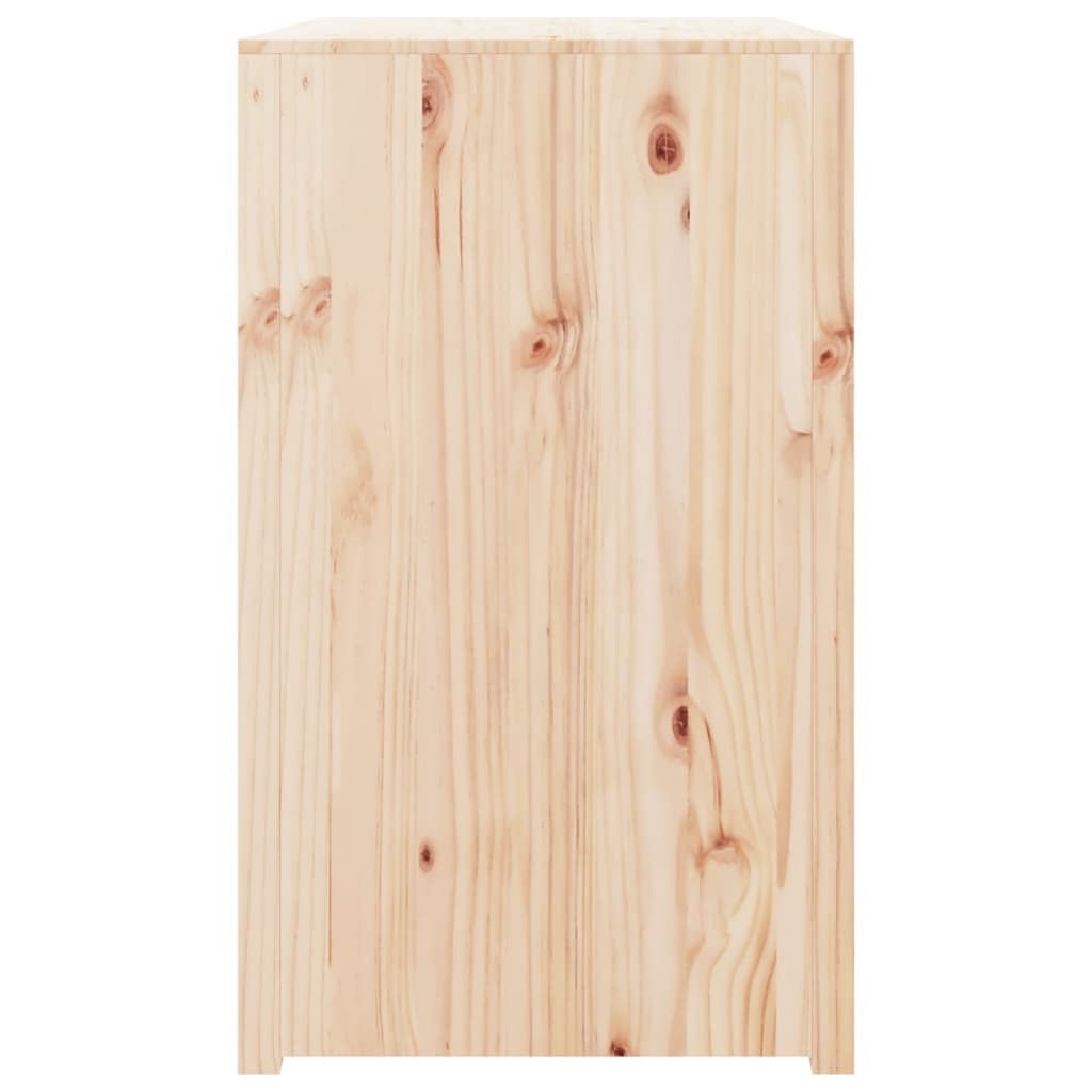 udendørs køkkenskab MEPPEL 106x55x92 cm massivt fyrretræ