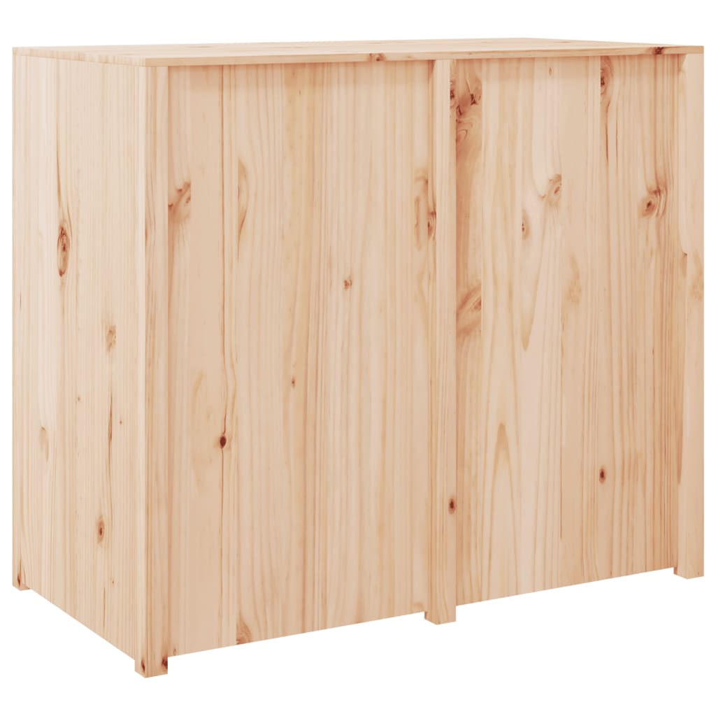 udendørs køkkenskab MEPPEL 106x55x92 cm massivt fyrretræ