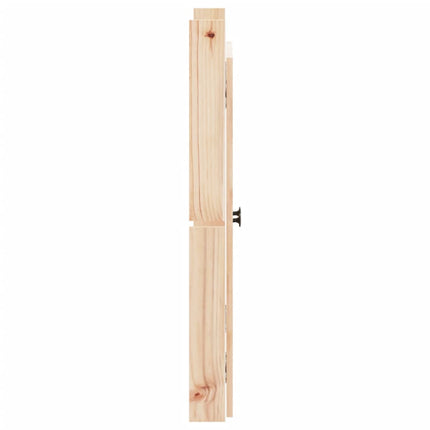låge til udendørs køkkenskab MEPPEL 2 stk. 50x9x82 cm massivt fyrretræ