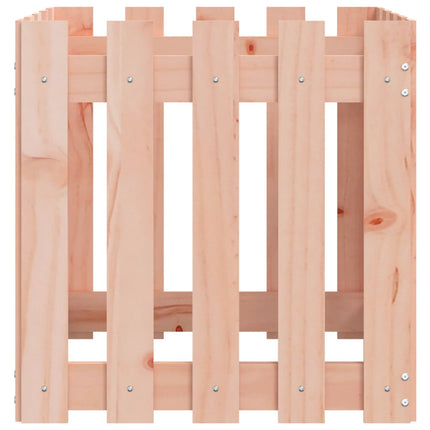 plantekasse med stakitdesign 50x50x50 cm massivt douglasfyr