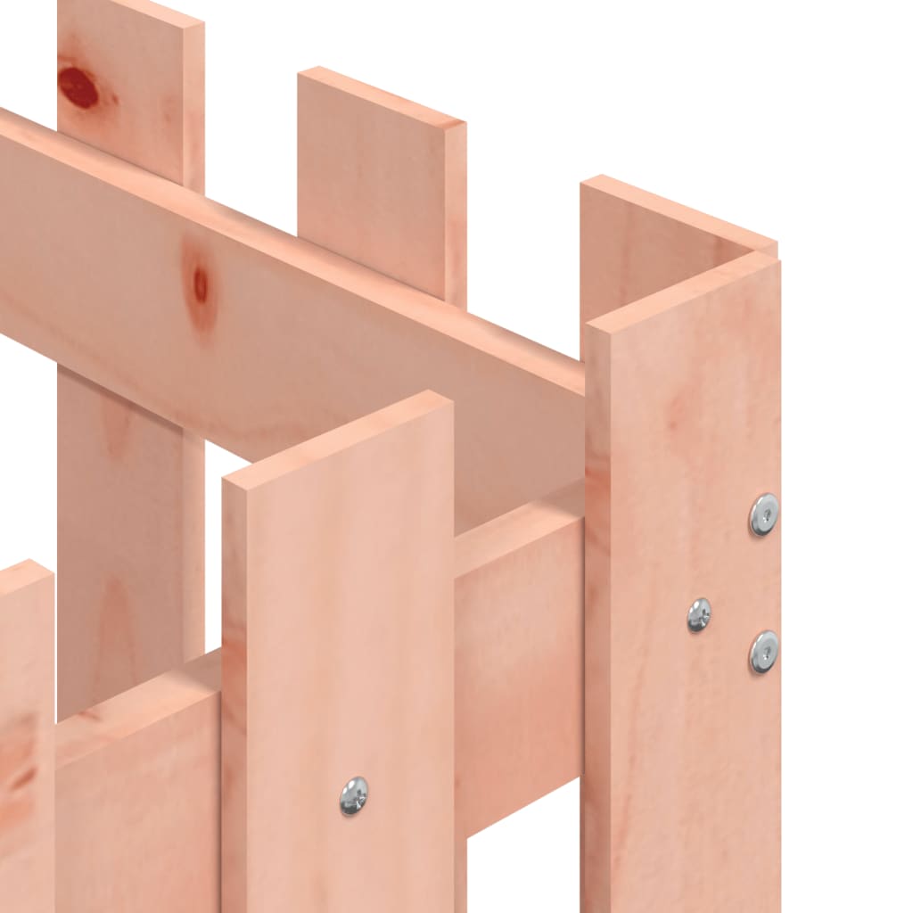 plantekasse med stakitdesign 50x50x50 cm massivt douglasfyr