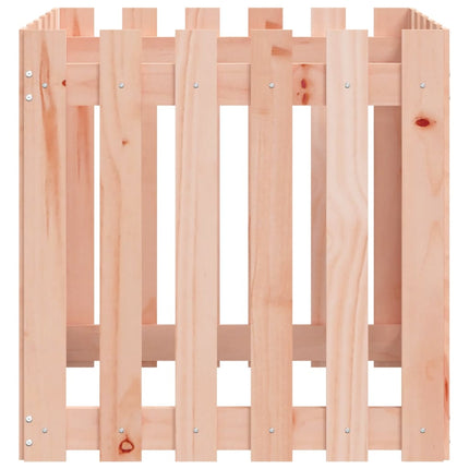 plantekasse med stakitdesign 60x60x60 cm massivt douglasfyr