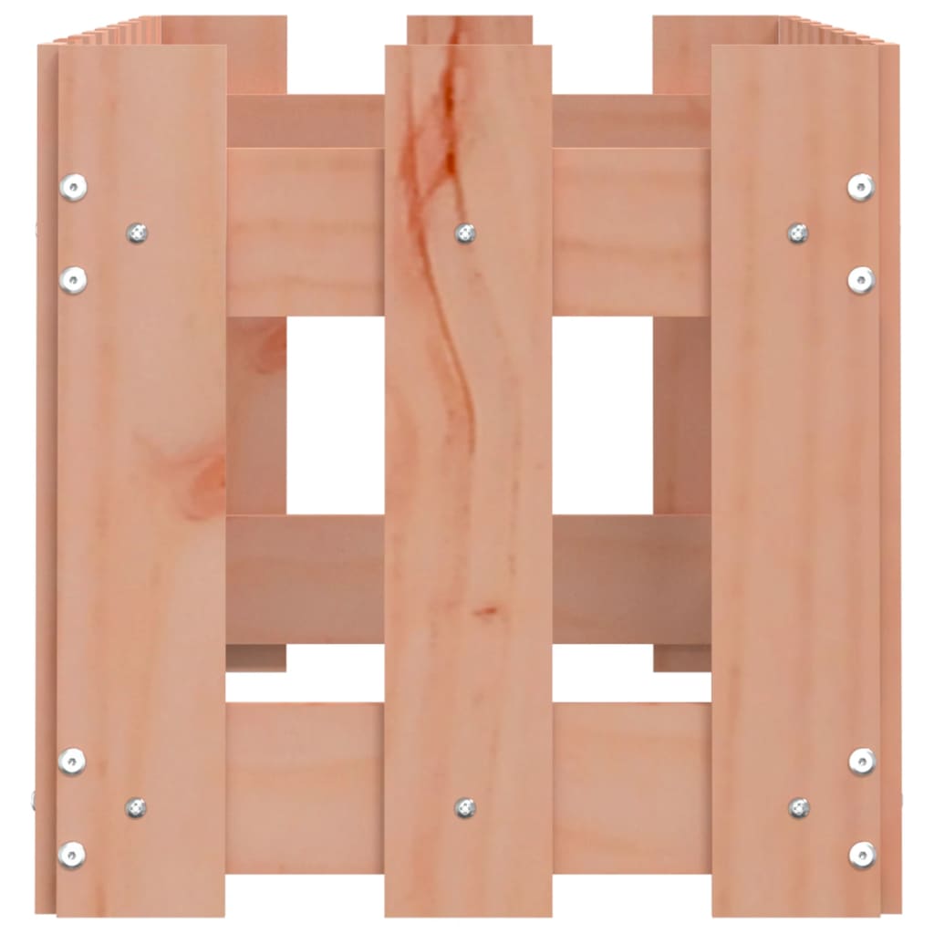 højbed med stakitdesign 100x30x30 cm massivt douglasgran