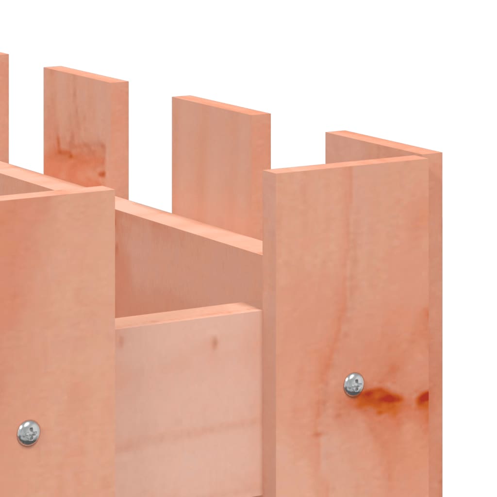 højbed med stakitdesign 100x50x50 cm massivt douglasgran