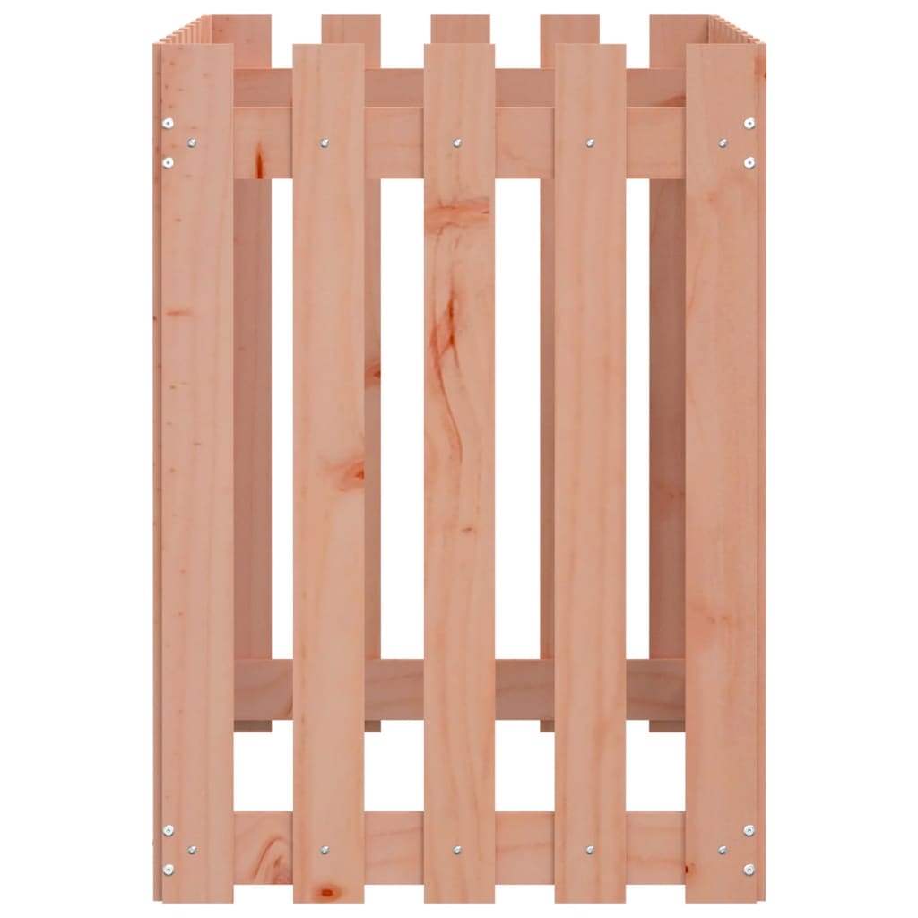 højbed med stakitdesign 100x50x70 cm massivt douglasgran