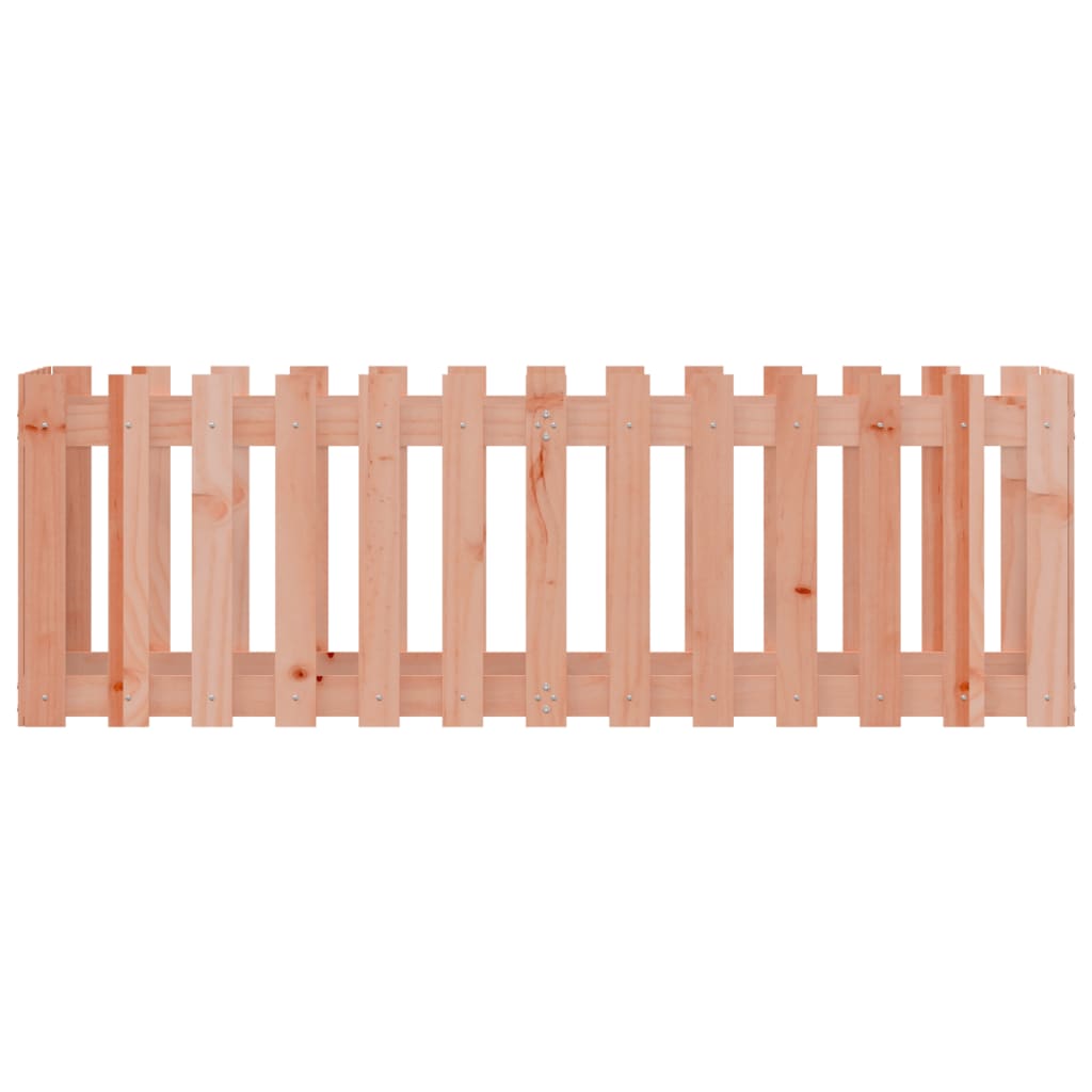 højbed med stakitdesign 150x50x50 cm massivt douglasgran