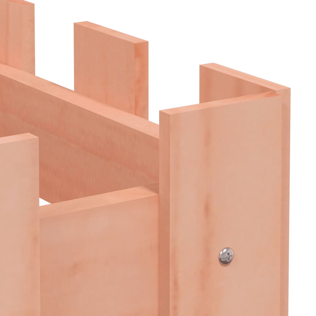 højbed med stakitdesign 200x30x30 cm massivt douglasgran