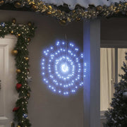 lysende starburst-dekoration 4 stk. 140 LED'er 17 cm kold hvid