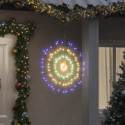 lysende starburst-dekoration 4 stk. 140 LED'er 17 cm flerfarvet