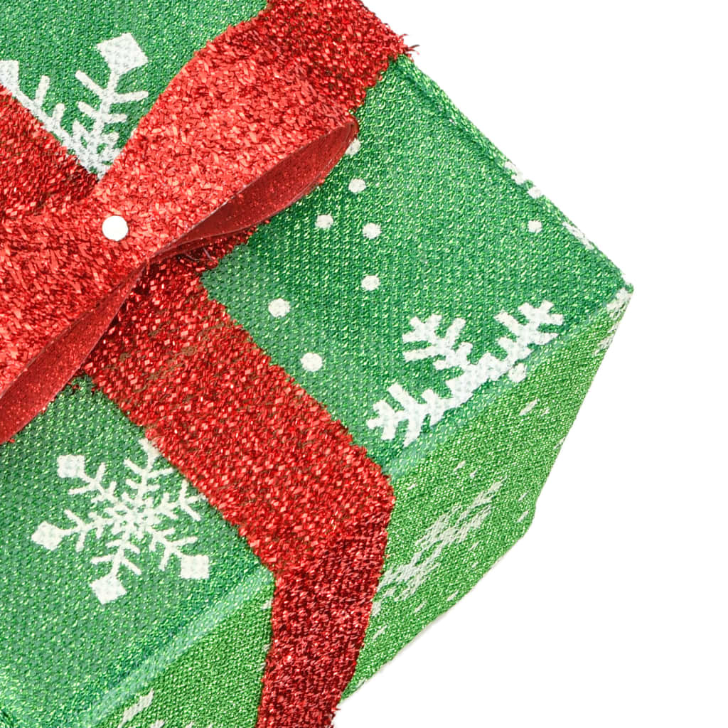 lysende julegaver 3 stk. 64 LED'er varmt hvidt lys