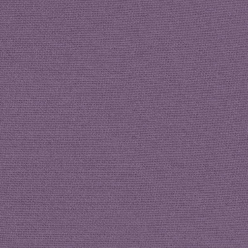 lænestol med fodskammel stof lilla