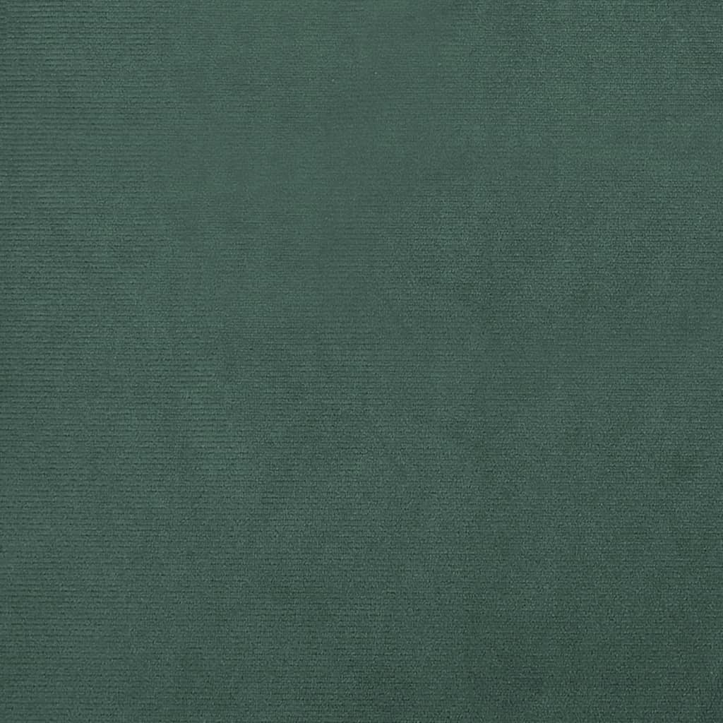 lænestol velour mørkegrøn