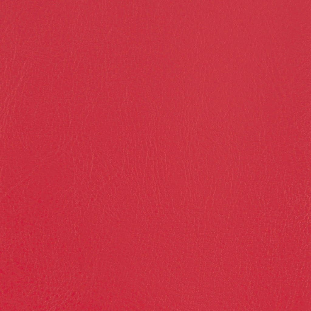 lænestol ægte læder rød