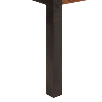 spisebord 120x60x76 cm massivt mangotræ gyldenbrun