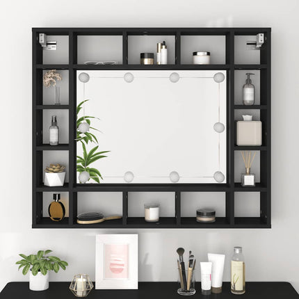 LED-spejlskab 91x15x76,5 cm