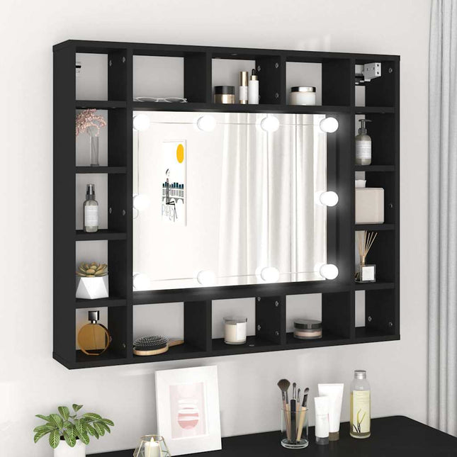LED-spejlskab 91x15x76,5 cm