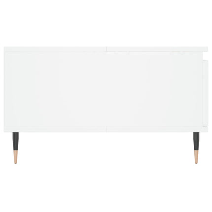 sofabord 90x60x35 cm konstrueret træ hvid