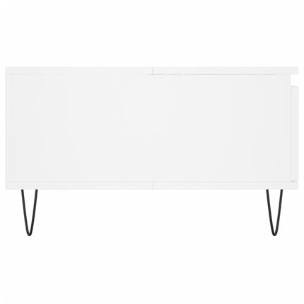 sofabord 90x60x35 cm konstrueret træ hvid