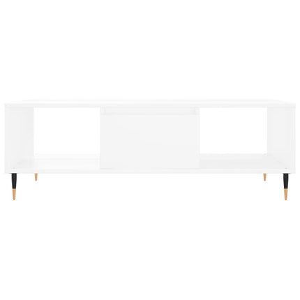 sofabord 104x60x35 cm konstrueret træ hvid