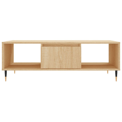 sofabord 104x60x35 cm konstrueret træ sonoma-eg