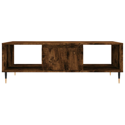 sofabord 104x60x35 cm konstrueret træ røget egetræsfarve
