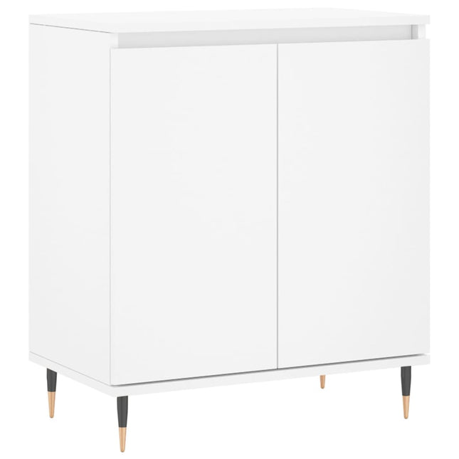 skænk 60x35x70 cm konstrueret træ hvid