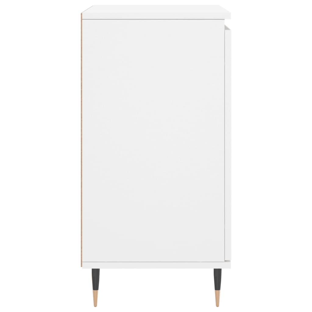 skænk 60x35x70 cm konstrueret træ hvid