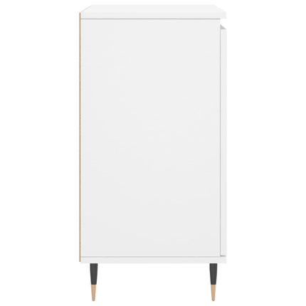skænk 60x35x70 cm konstrueret træ hvid