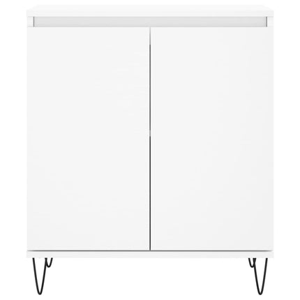 skænk 60x35x70 cm konstrueret træ hvid