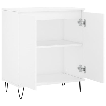 skænk 60x35x70 cm konstrueret træ hvid