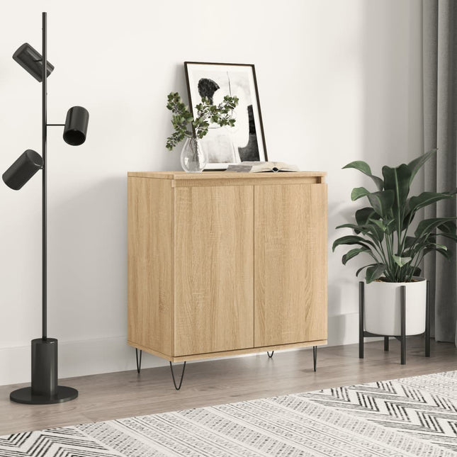 skænk 60x35x70 cm konstrueret træ sonoma-eg