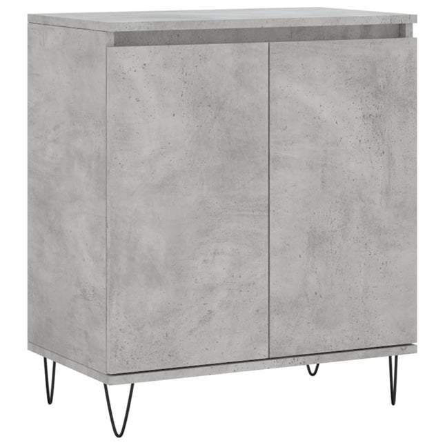 skænk 60x35x70 cm konstrueret træ betongrå