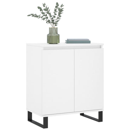 skænk 60x35x70 cm konstrueret træ hvid