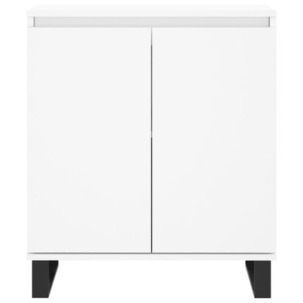 skænk 60x35x70 cm konstrueret træ hvid