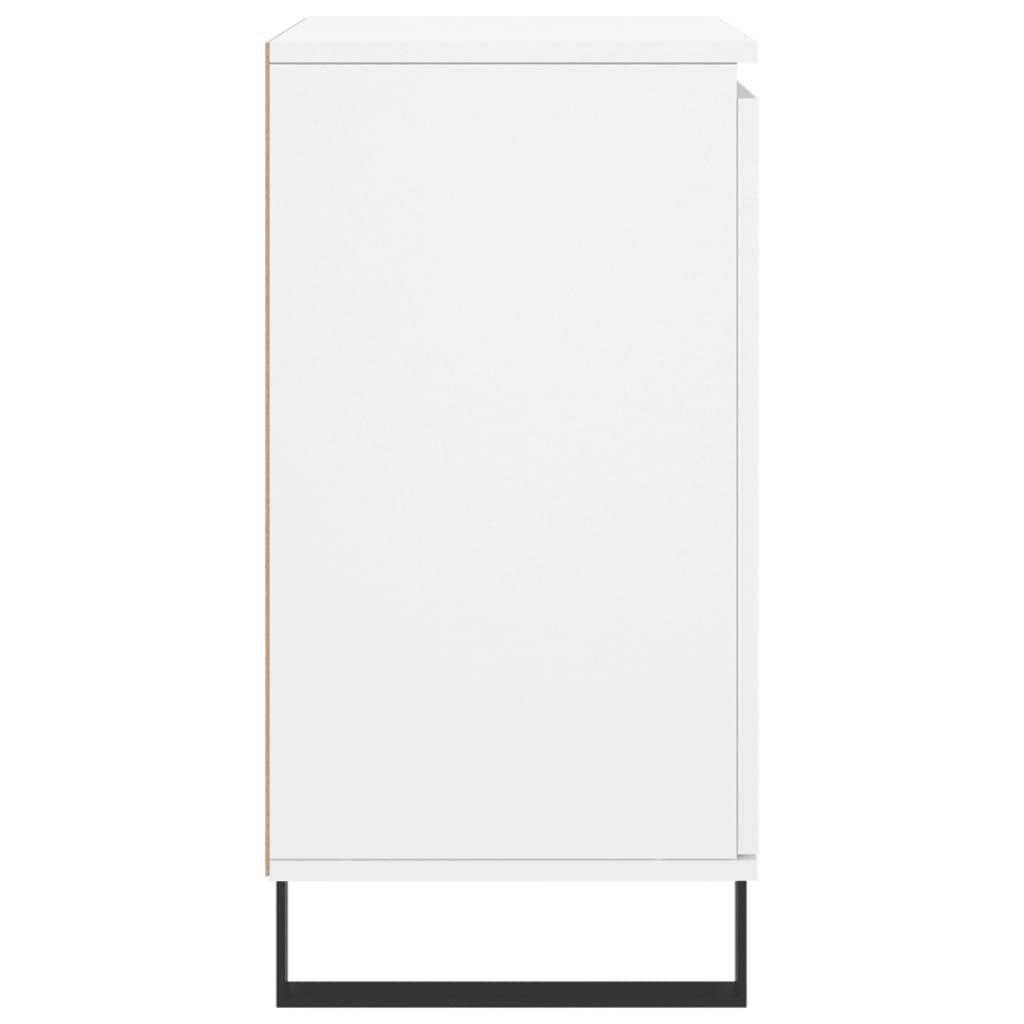 skænk 60x35x70 cm konstrueret træ hvid