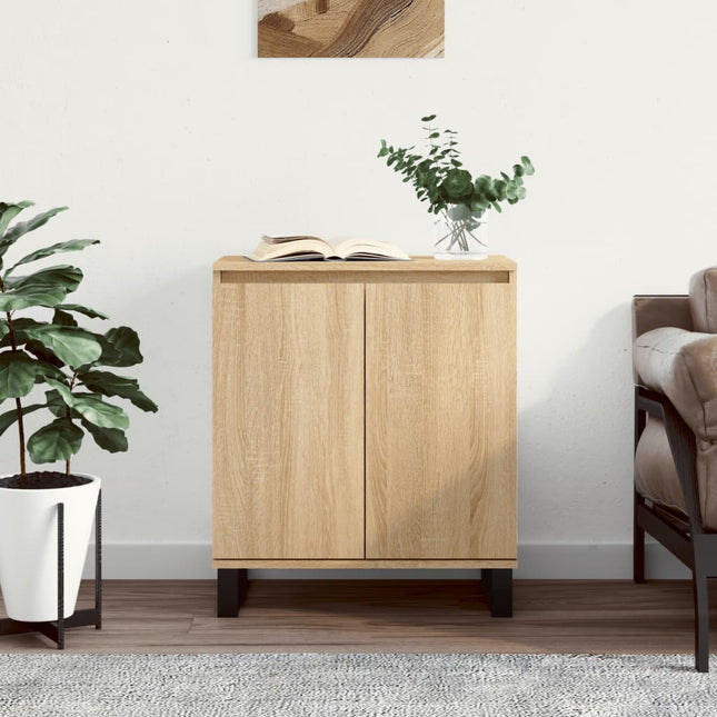 skænk 60x35x70 cm konstrueret træ sonoma-eg