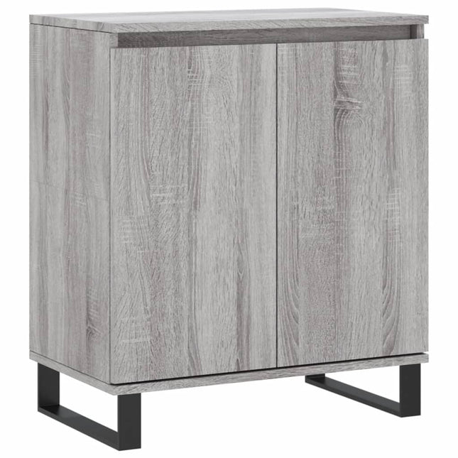skænk 60x35x70 cm konstrueret træ grå sonoma-eg