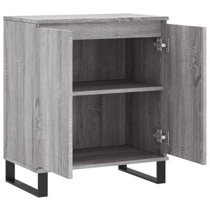 skænk 60x35x70 cm konstrueret træ grå sonoma-eg