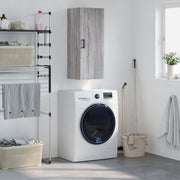 vægskab 34,5x34x90 cm grå sonoma-eg