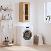 vægskab 34,5x34x90 cm sonoma-eg