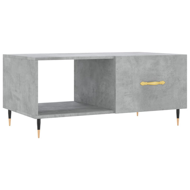 sofabord 90x50x40 cm konstrueret træ betongrå