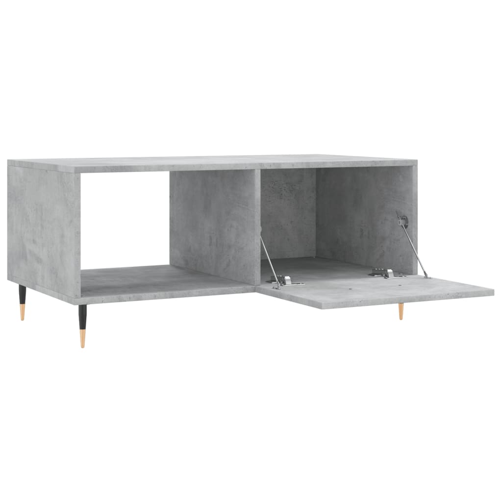sofabord 90x50x40 cm konstrueret træ betongrå