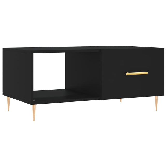 sofabord 90x50x40 cm konstrueret træ sort