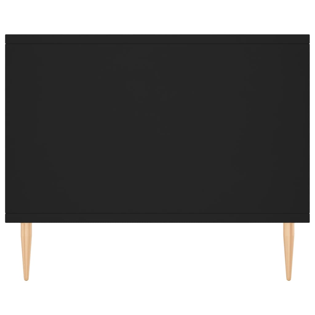 sofabord 90x50x40 cm konstrueret træ sort