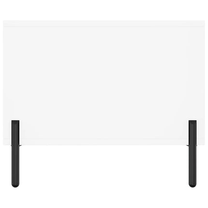 sofabord 90x50x40 cm konstrueret træ hvid