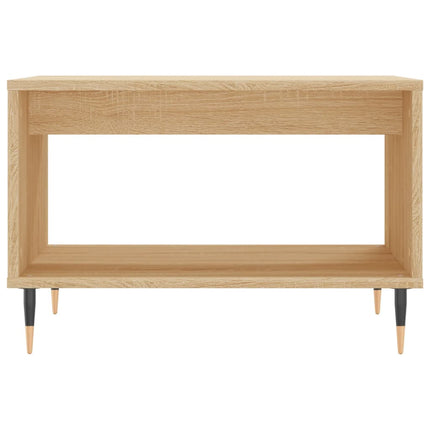 sofabord 60x50x40 cm konstrueret træ sonoma-eg