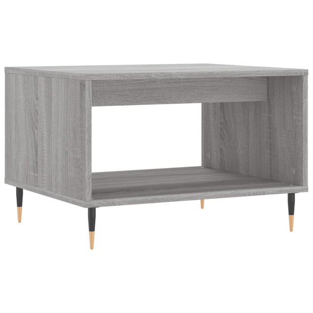 sofabord 60x50x40 cm konstrueret træ grå sonoma-eg