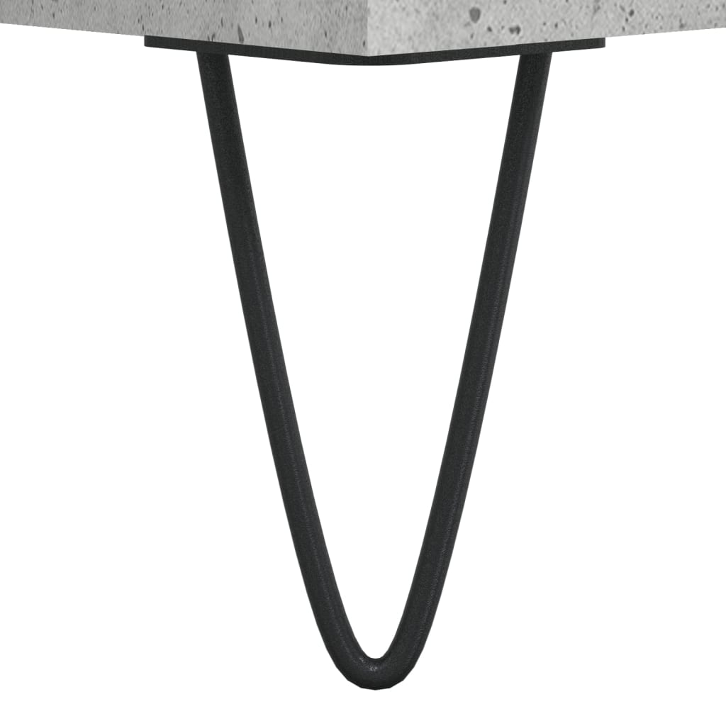 sofabord 60x50x40 cm konstrueret træ betongrå
