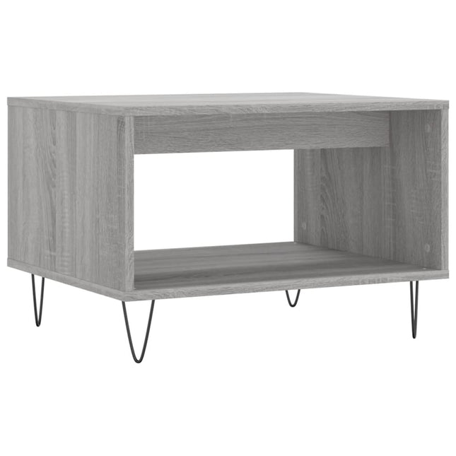 sofabord 60x50x40 cm konstrueret træ grå sonoma-eg