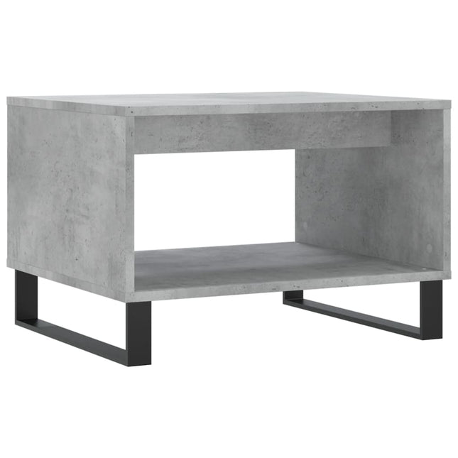 sofabord 60x50x40 cm konstrueret træ betongrå